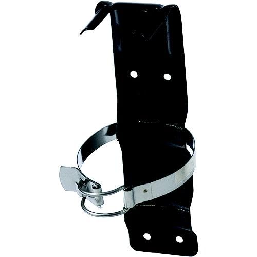 Black Steel Wall Mount Fire Extinguisher Mounting Bracket 2 Count Z315