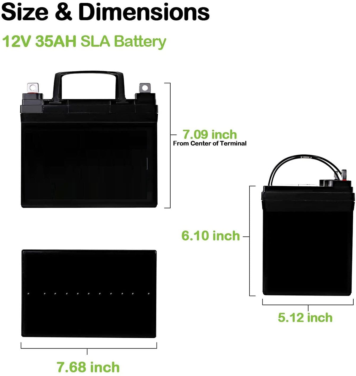 12 Volt 33ah Marine Deep Cycle Battery F875