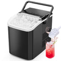 Portable Countertop Ice Maker with Scoop and Basket, 26.5lbs, Coal Black A7268