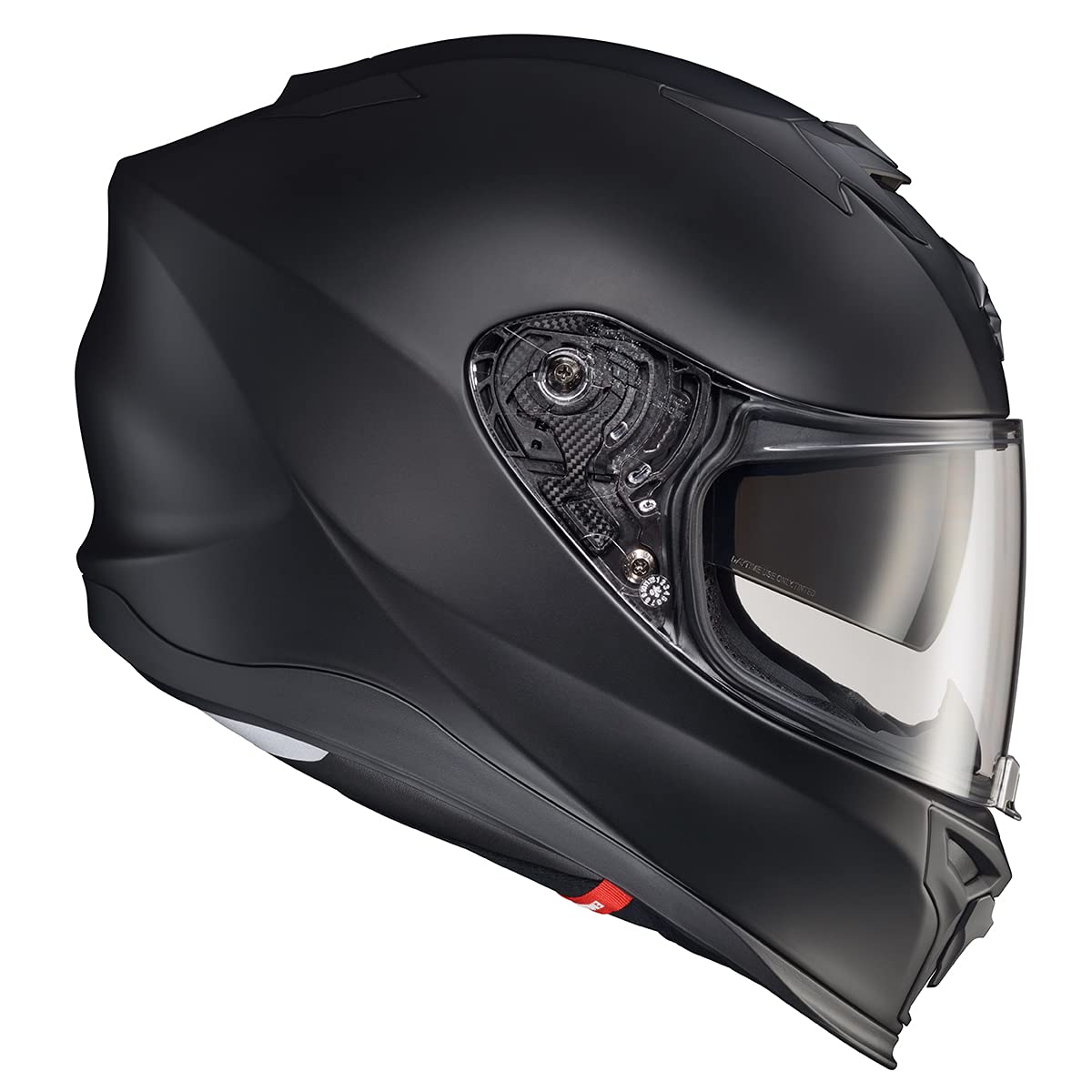 Full Face Touring Motorcycle Helmet with Bluetooth Ready Speaker Pockets DOT ECE Approved Matte Black Large S303