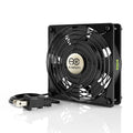 Quiet Muffin Fan 5" 120V AC 120mm x 25mm V1412