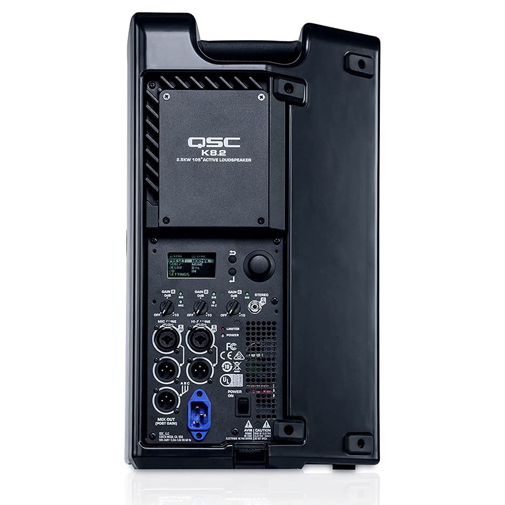 8" 2000W Powered Portable PA Speaker Pair A6576