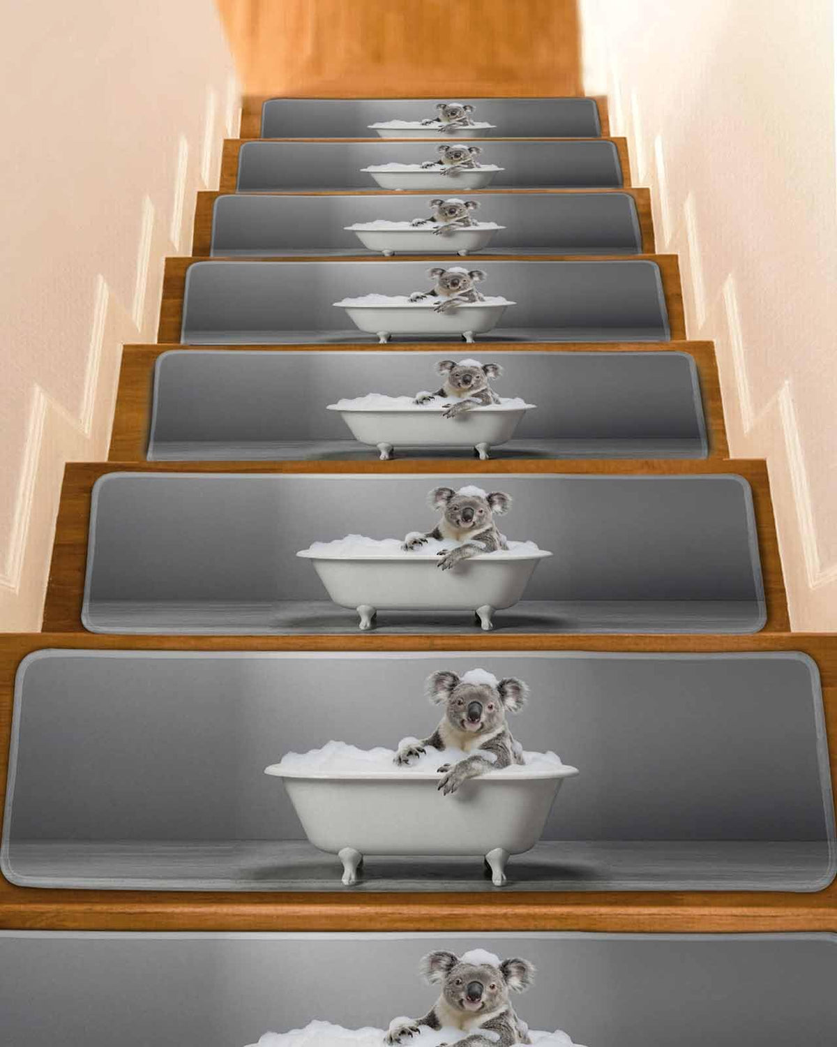 Non Slip Stair Treads Set of 10 30"x8" M696