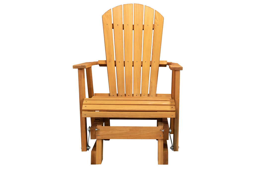 Cedar Fanback Adirondack-Style Glider E72013