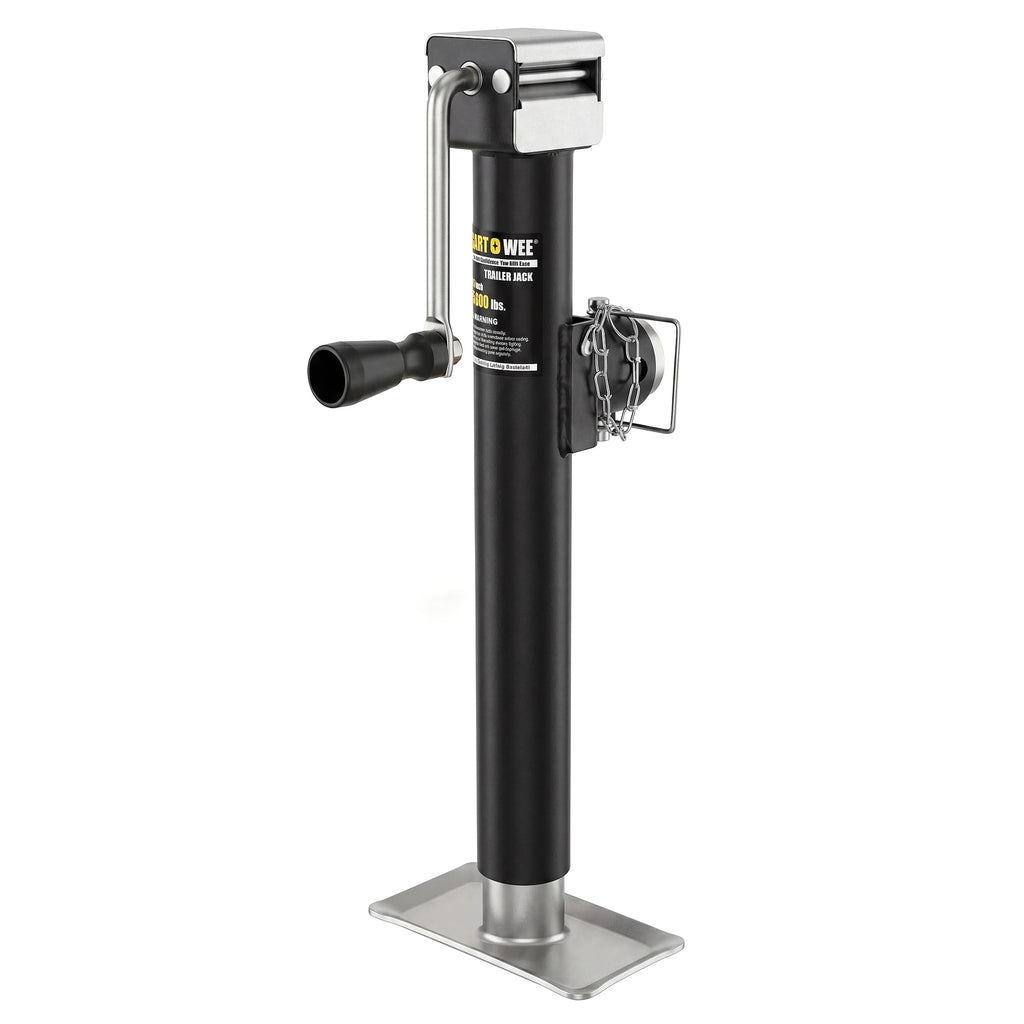 5000lbs Weld On Swivel Trailer Jack 15" Vertical Travel U636166