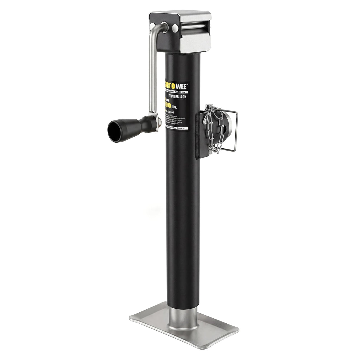 5000lbs Weld On Swivel Trailer Jack 15" Vertical Travel U636166