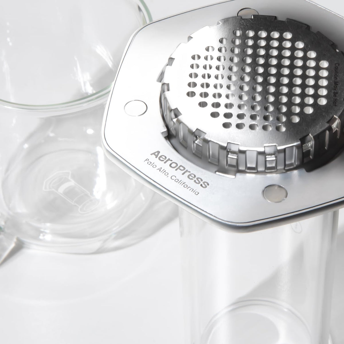 Premium Glass Stainless Steel Coffee Press A3636