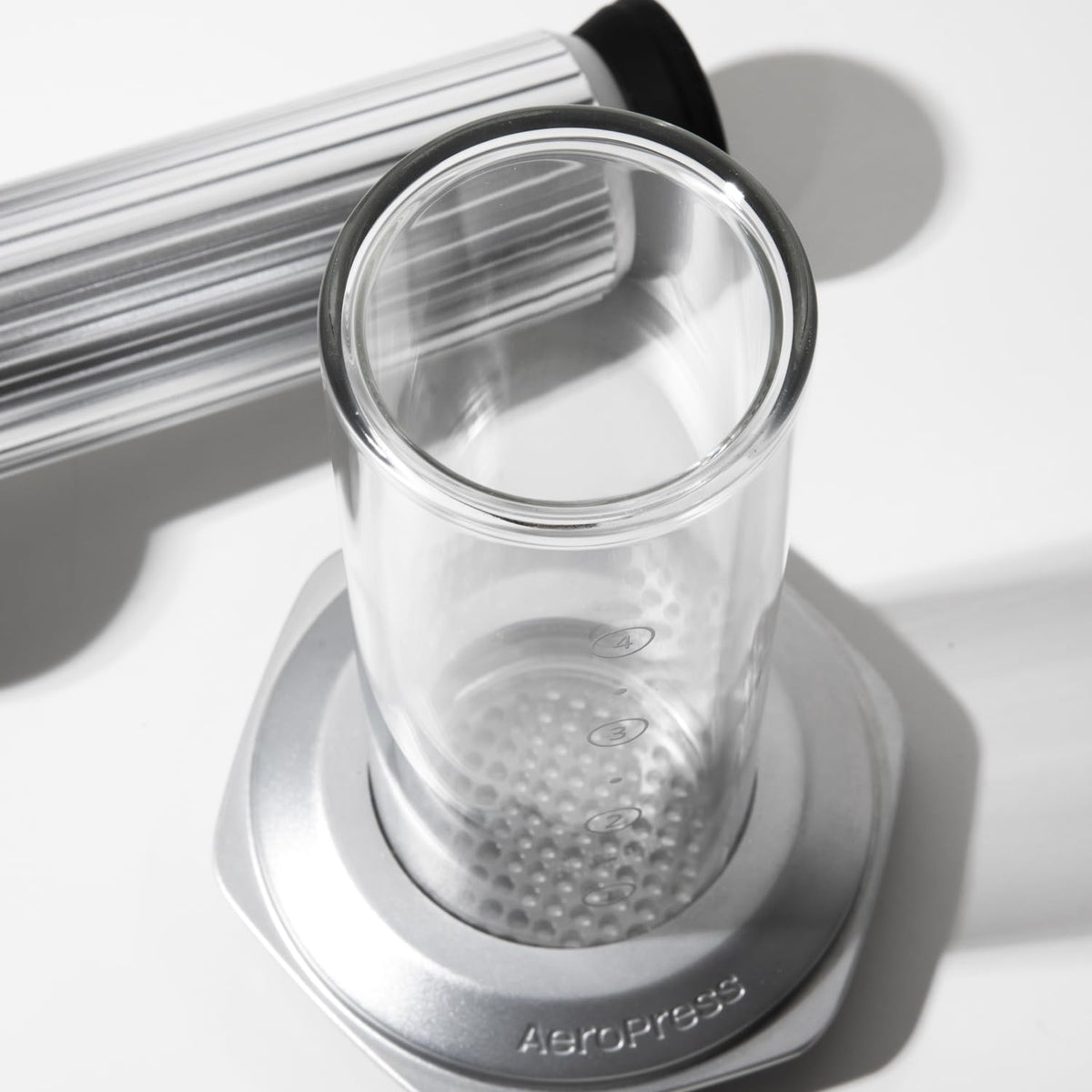 Premium Glass Stainless Steel Coffee Press A3636