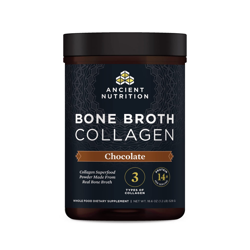 Hydrolyzed Bone Broth Collagen Peptides, Chocolate W502142