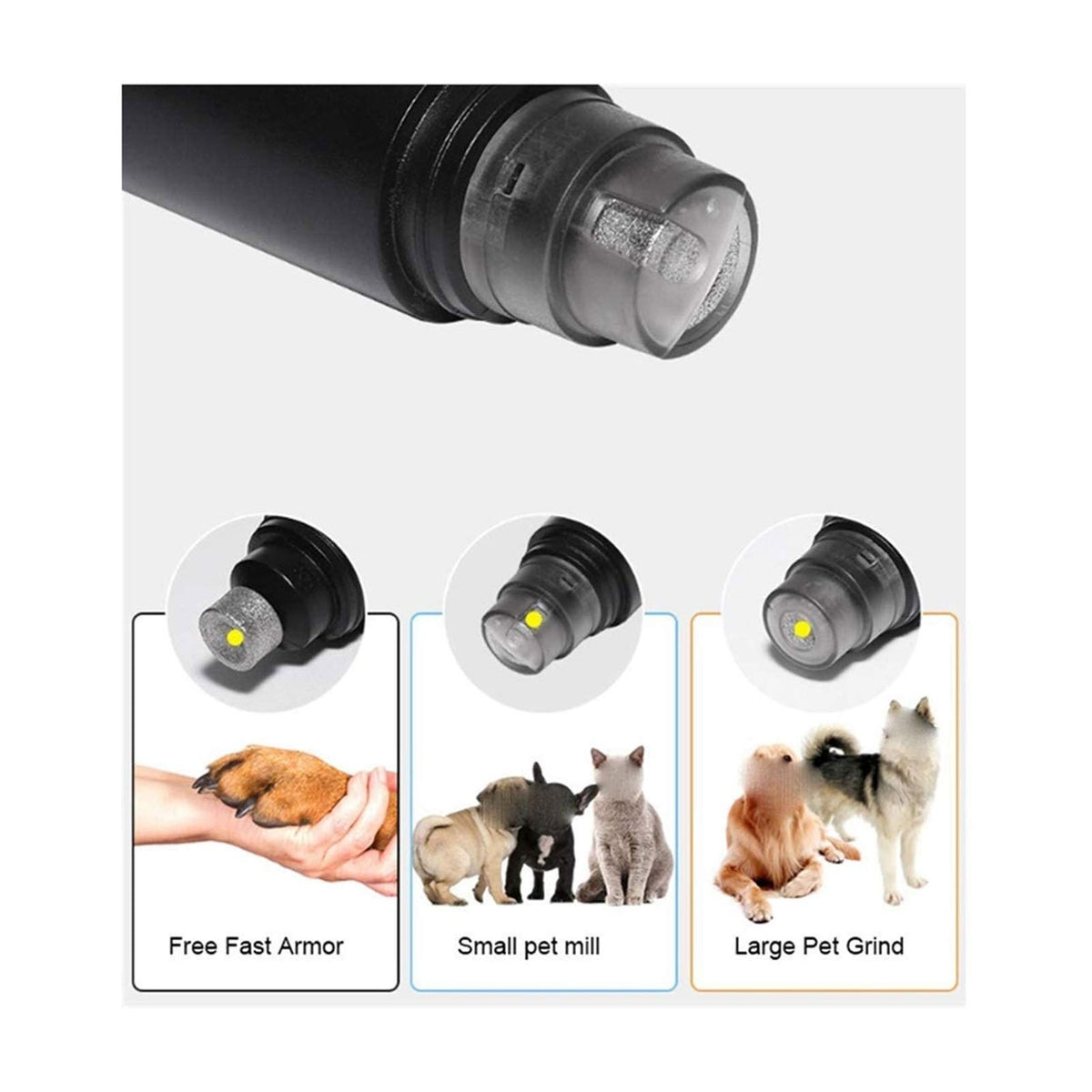 Electric Dog Nail Grinder with 3h Working Time C125349