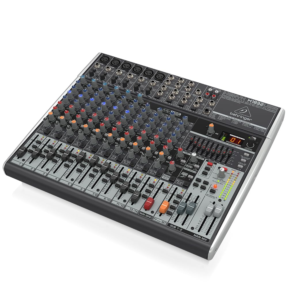 18-Input 3/2-Bus Mixer with Mic Preamps & Compressors U7484