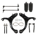 10Pcs Front Lower Control Arms Ball Joint Assembly Tie Rod End Sway Bar Link Kit N8786