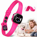 No Bark Collar with Silicone Strap, Pink L75719