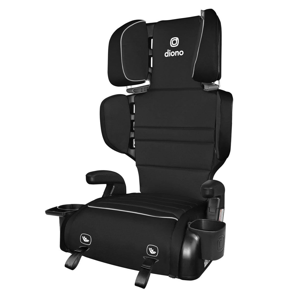 2-in-1 High Back Booster, 40-120 lbs, Black A6748