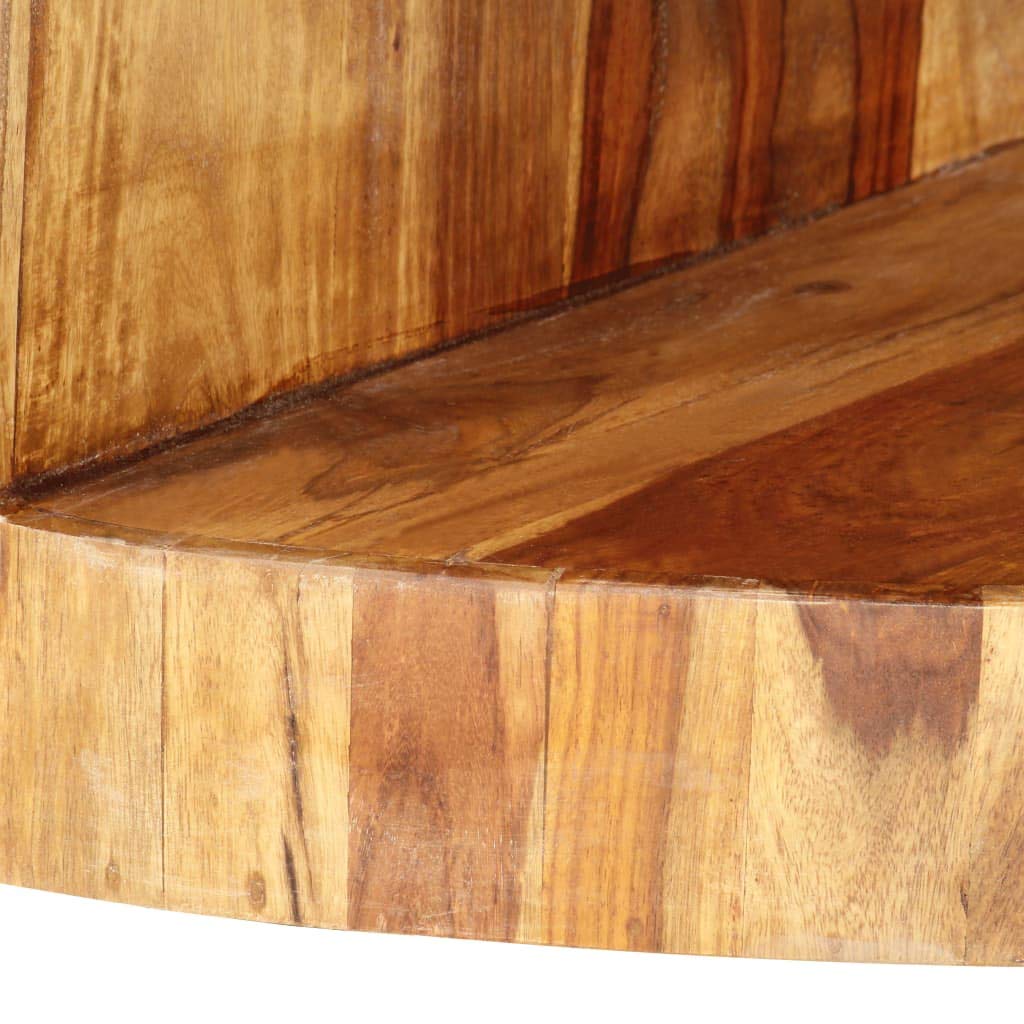 25.6"x11.8" Solid Sheesham Wood Coffee Table M592