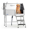 46 Inch Stainless Steel Dog Washing Station with Access Stairs N607191