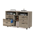 Rustic Grey 4 Drawer File Cabinet with Lock F475