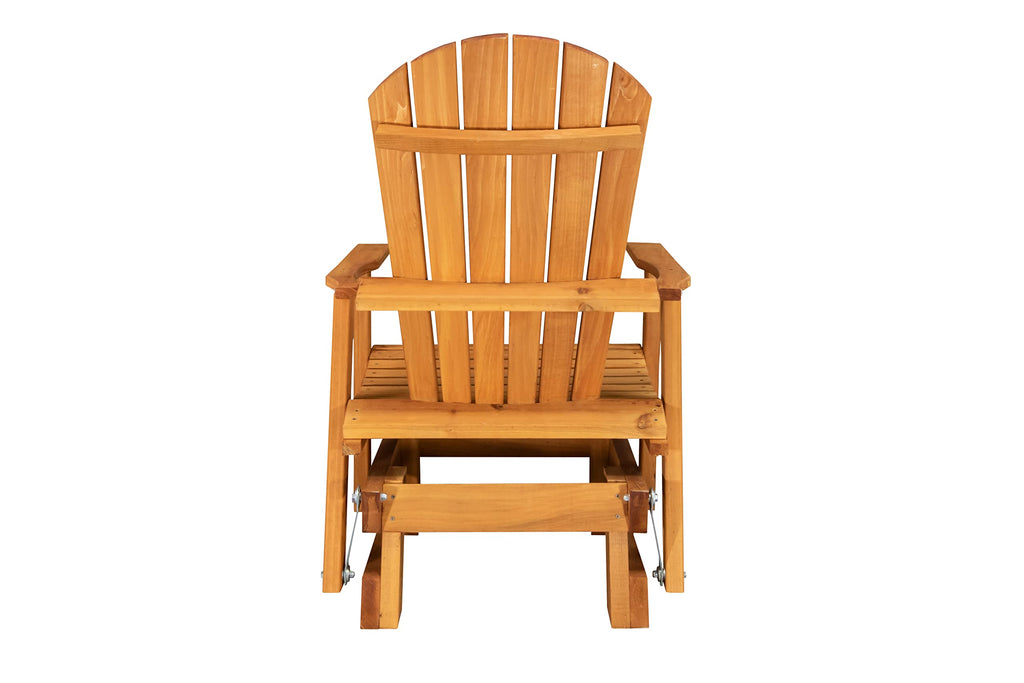 Cedar Fanback Adirondack-Style Glider E72013