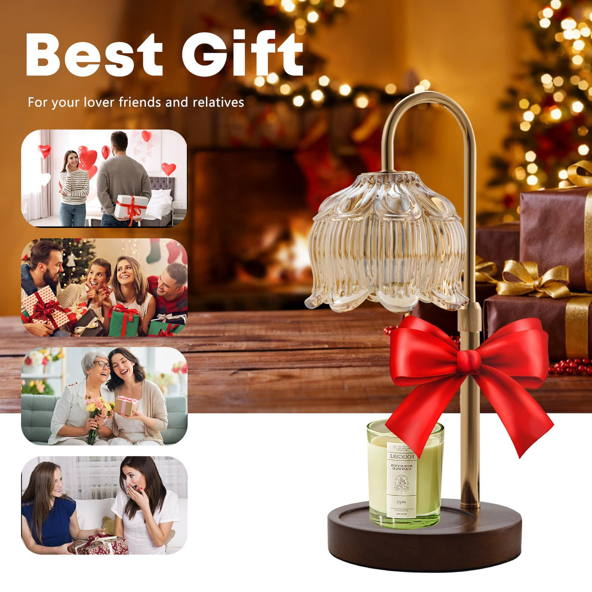 Candle Warmer Lamp with 2 Bulbs Y6609