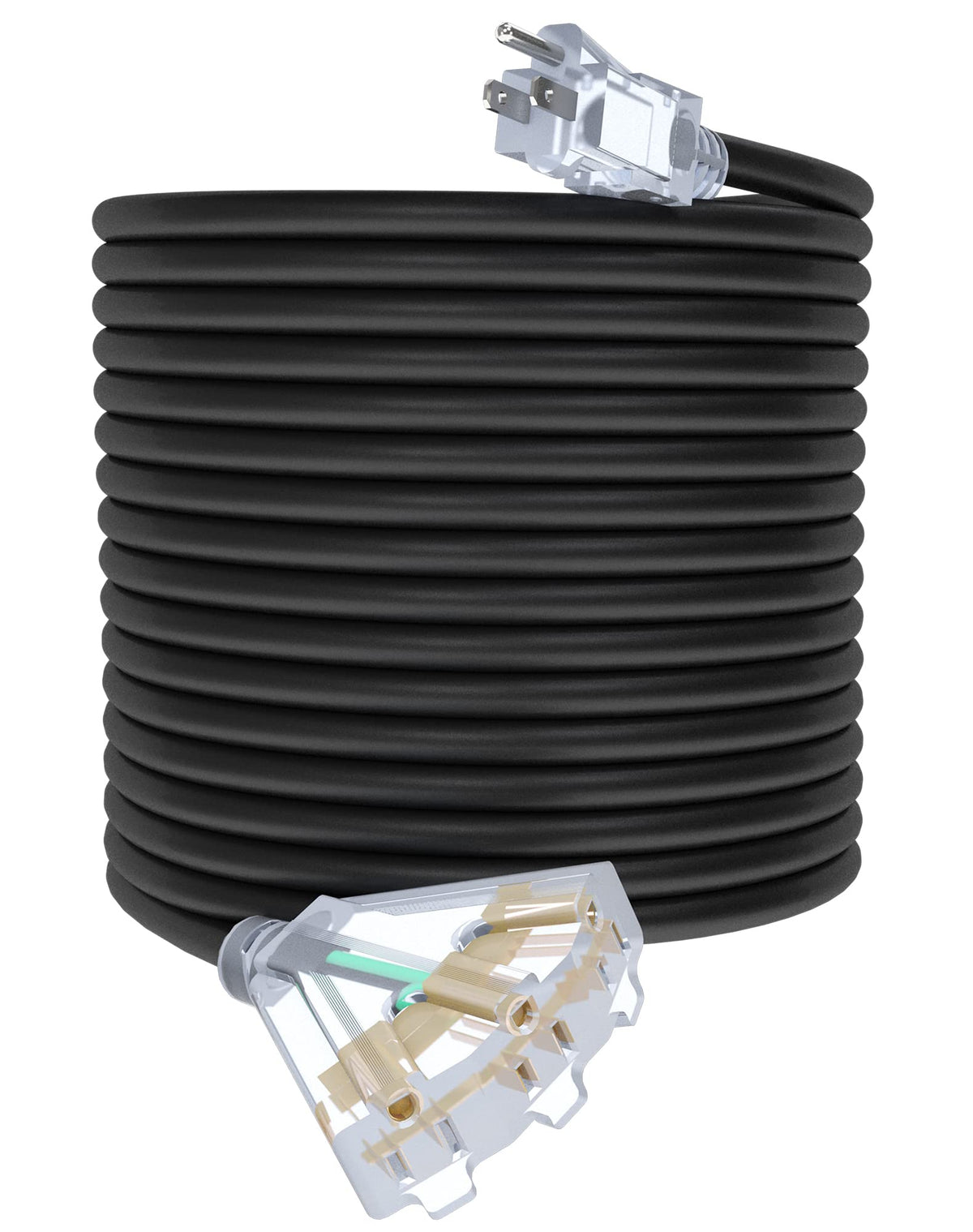 100Ft 12 Gauge Extension Cord with 3-Outlets Q622