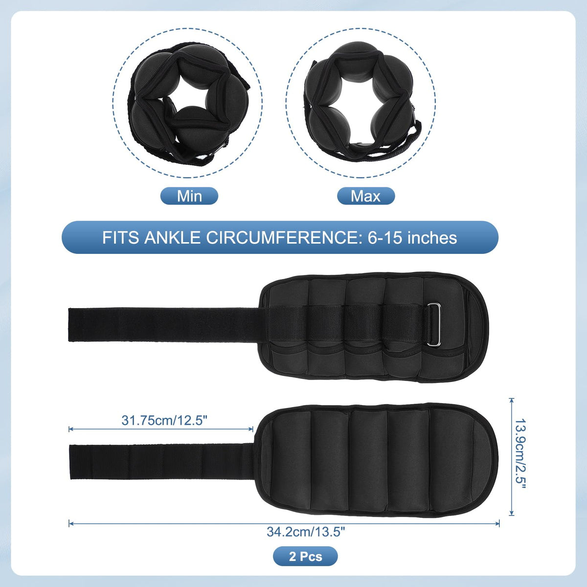 Adjustable Ankle Weights H7271