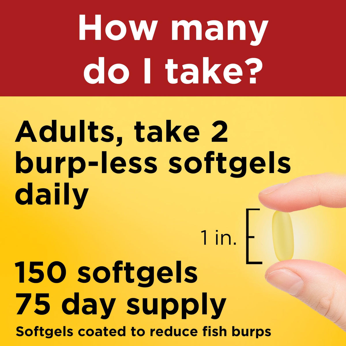 Fish Oil Omega 3 1000mg Softgels X37345