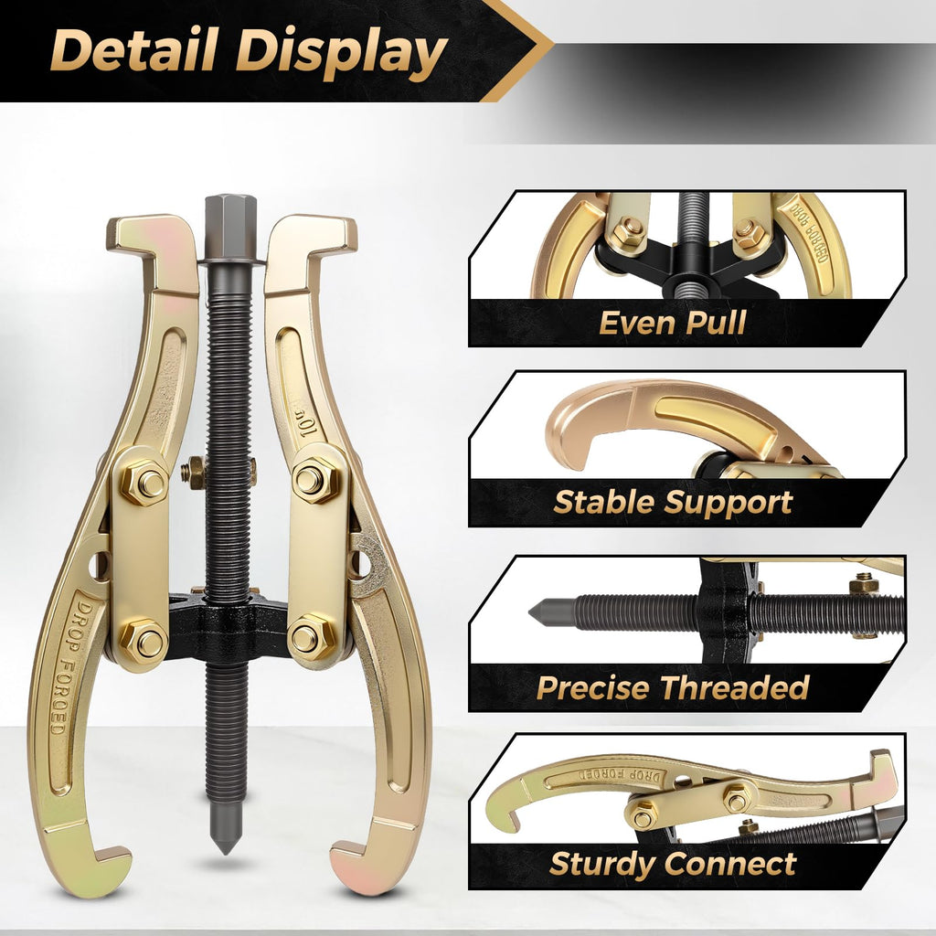 10 Inch 3 Jaw Puller with Reversible Jaws Y527168