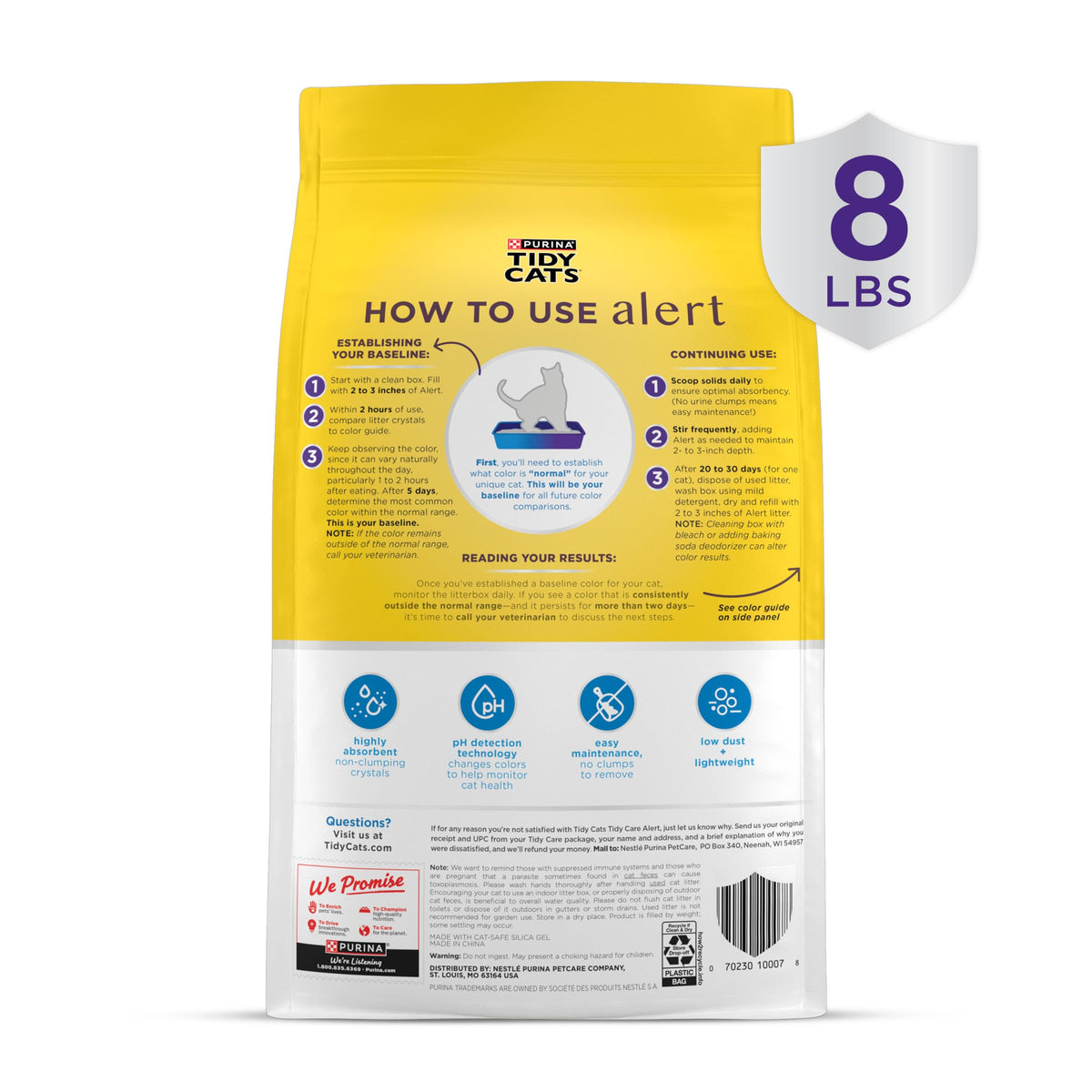 Health Monitoring Litter, 8 lb I16844