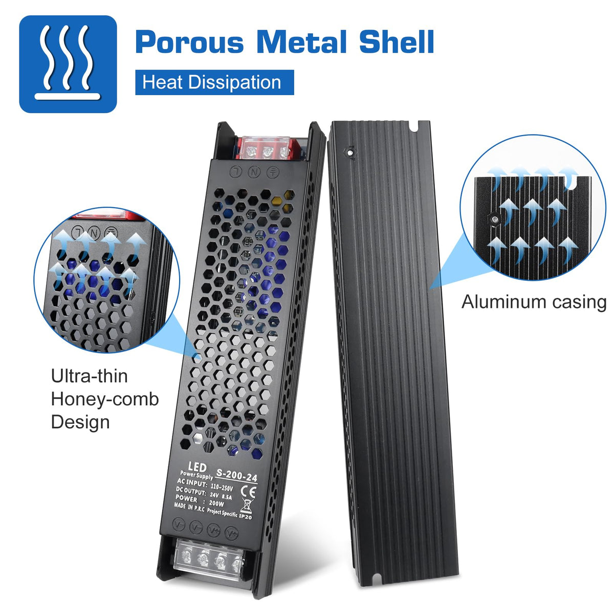 24V 200W 8.3A Constant Voltage LED Power Supply T811189