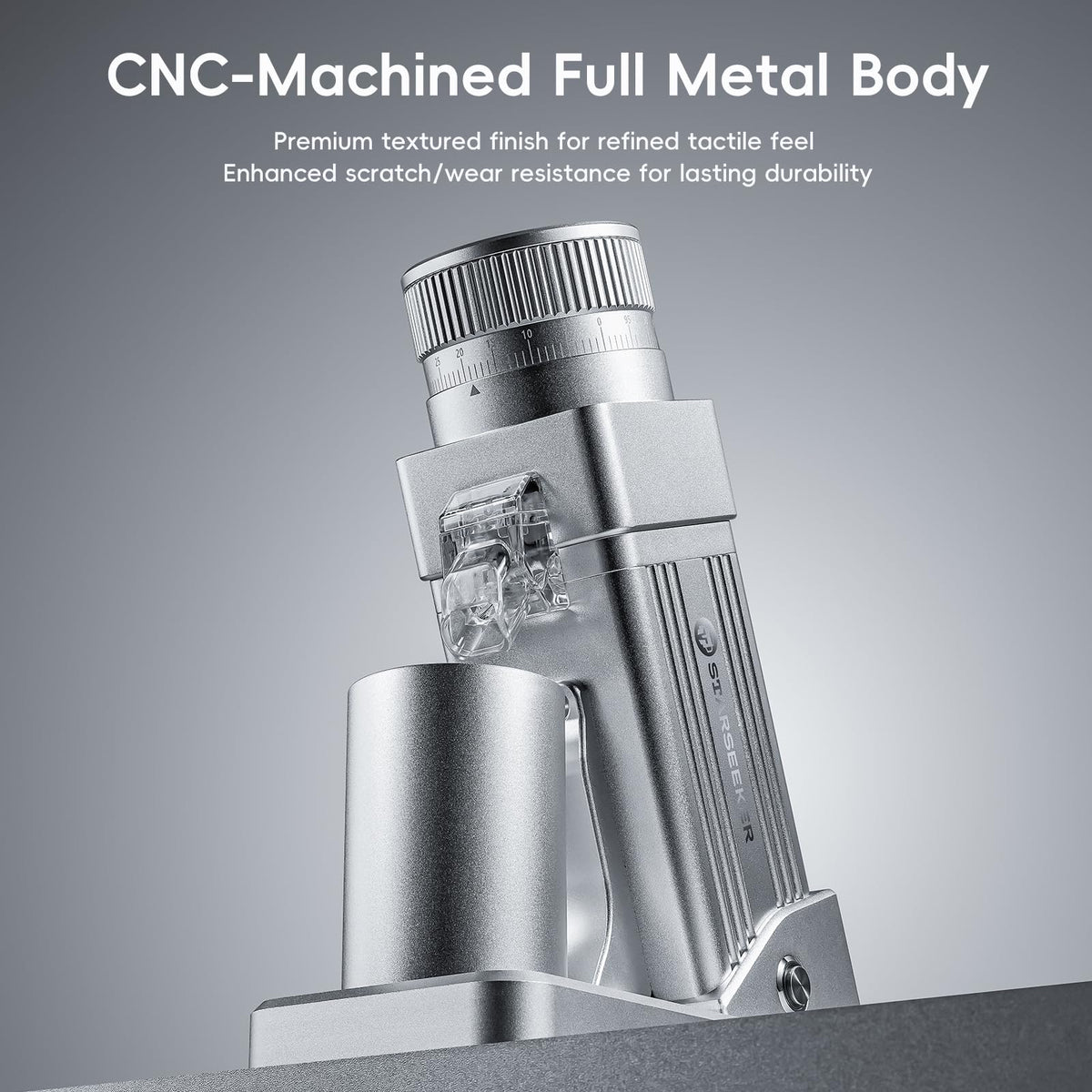 Electric Coffee Grinder with 55mm Titanium Conical Burr Q575