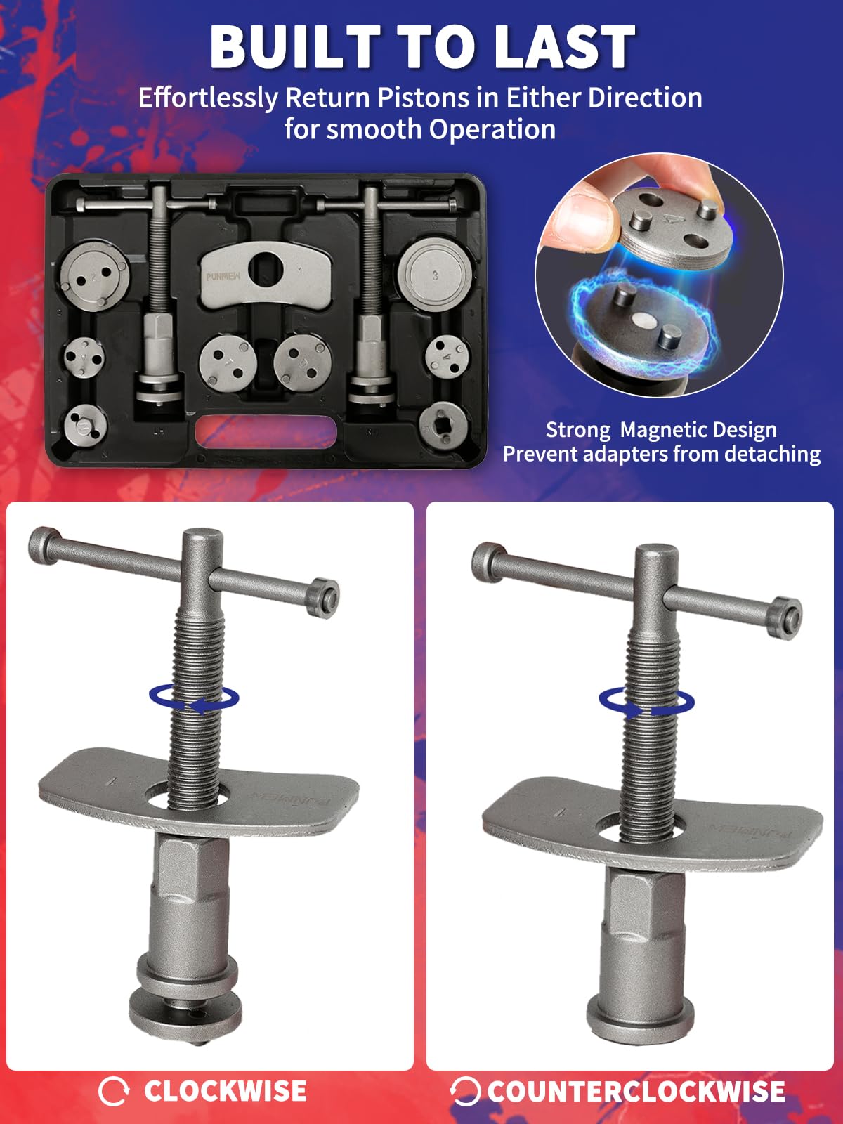 Heavy Duty Disc Brake Caliper Compression Tool V875197