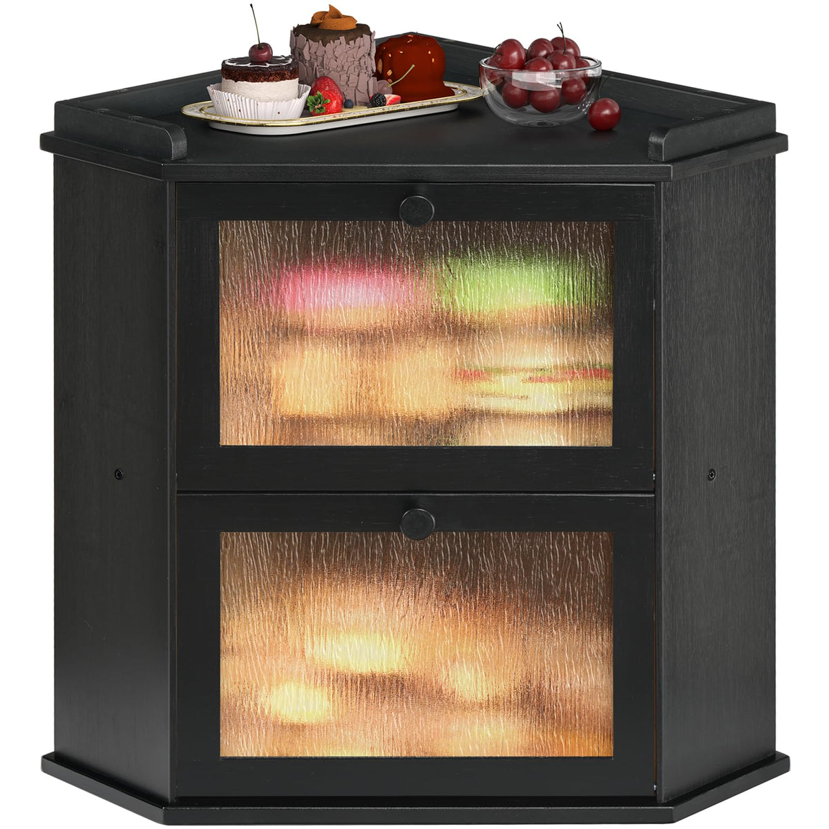 2-Tier Bamboo Bread Box O899