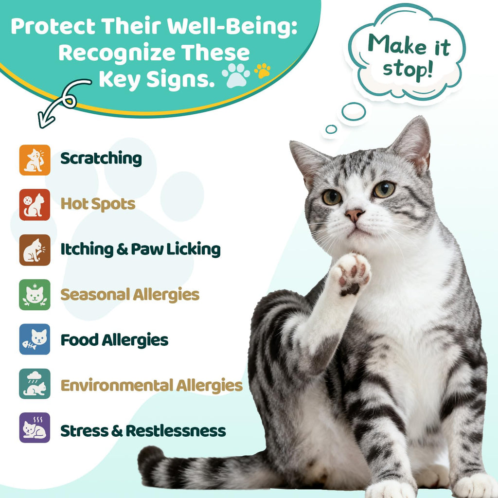 Omega 3 & Probiotic 60ml Allergy Relief for Cats J583984