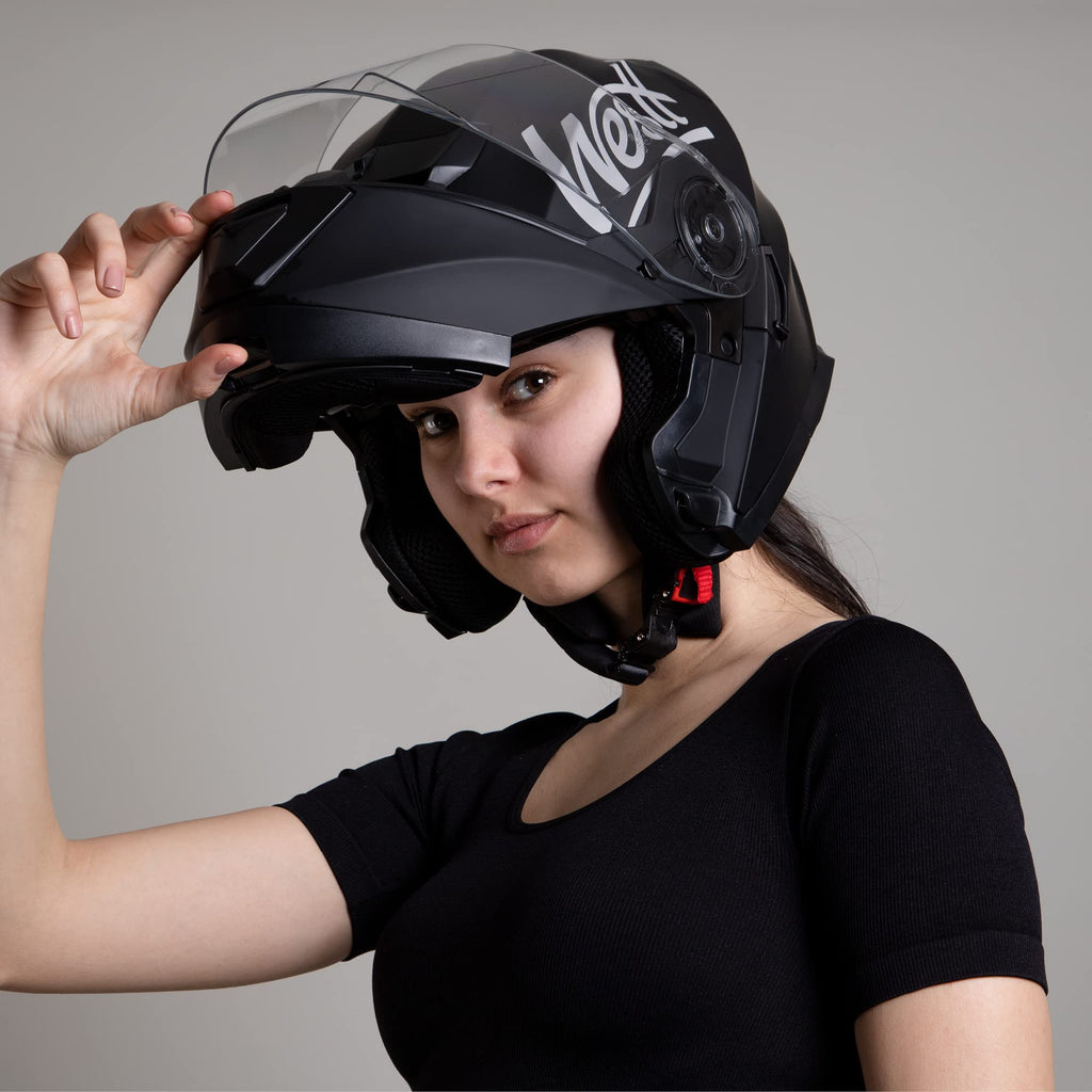 Dual Visor Flip Up Modular Helmet V159