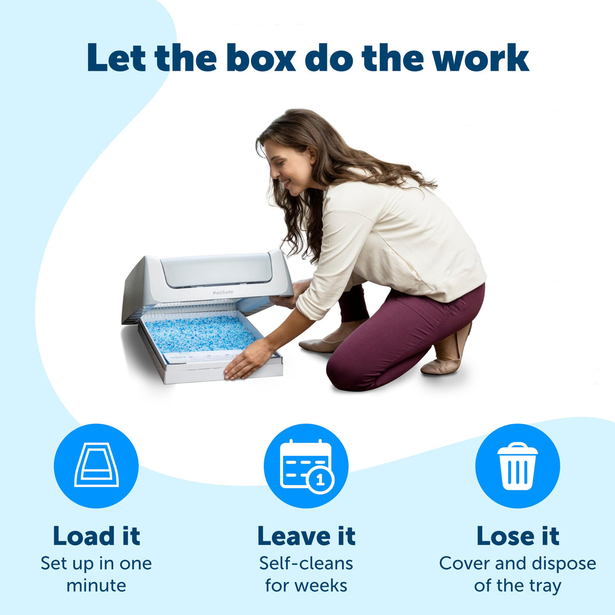 Litter Tray Refills with Blue Crystals F587