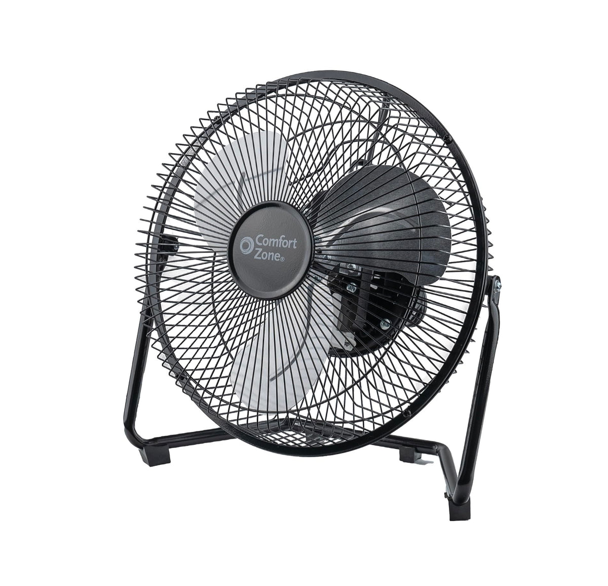 9 inch 3 Speed Metal Floor or Table Fan with Carry Handle U5541