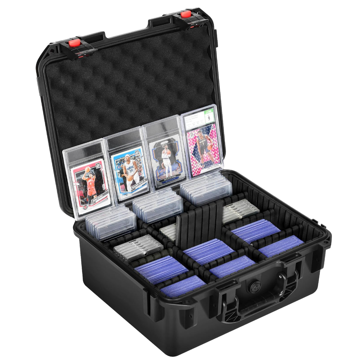 Graded Card Storage Box with 9 Dividers B6539