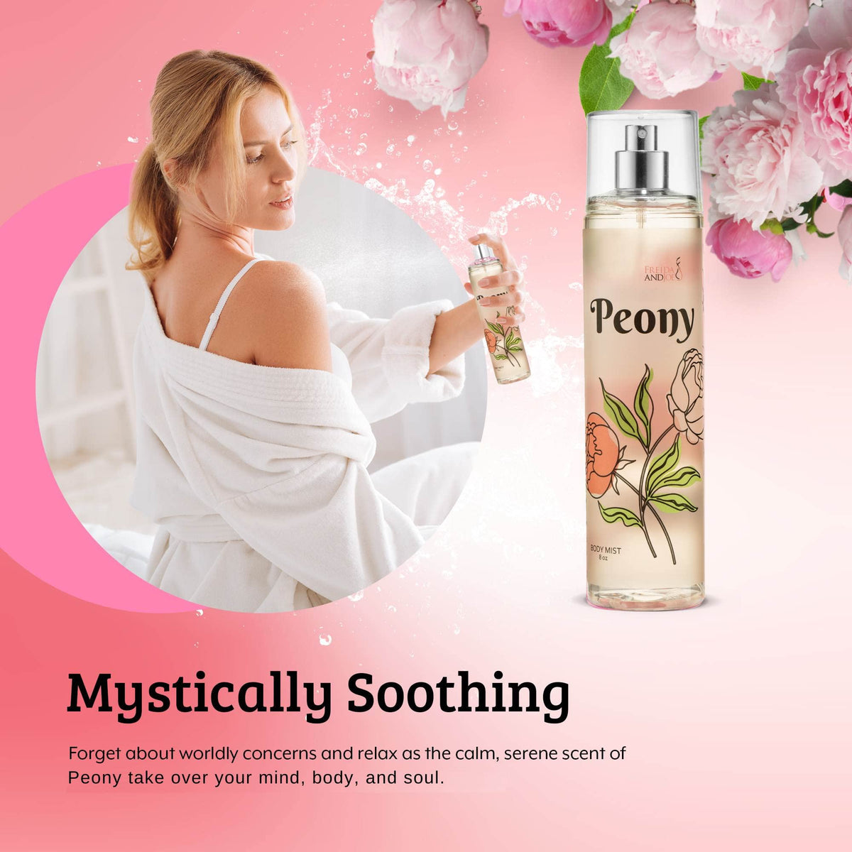 Body Mist Spray Peony Floral H91648