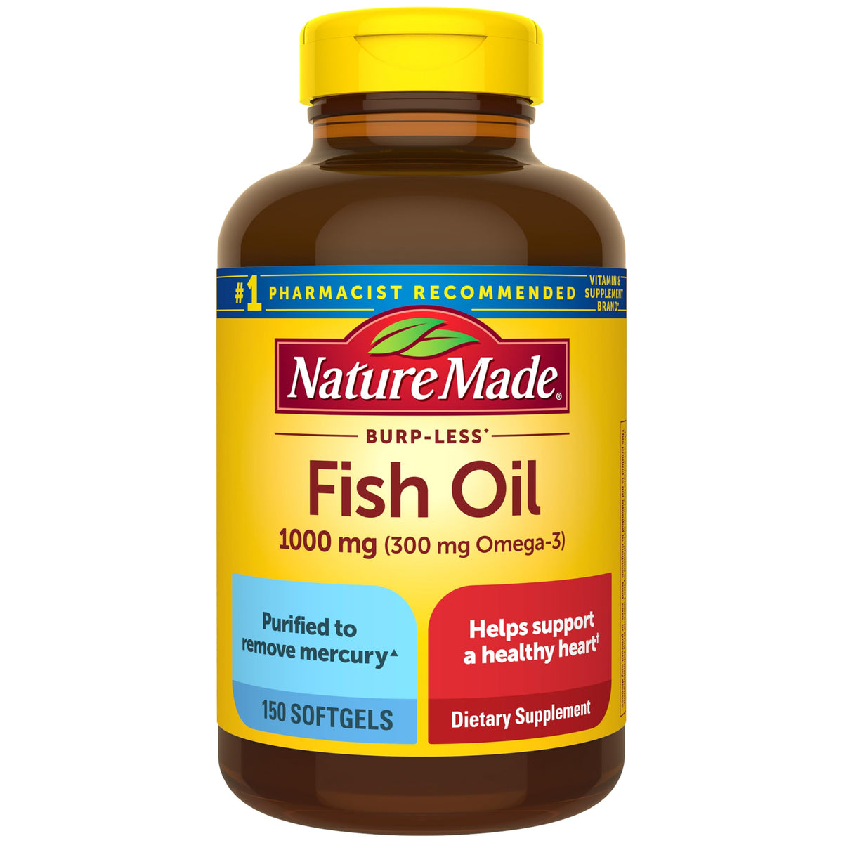 Fish Oil Omega 3 1000mg Softgels X37345
