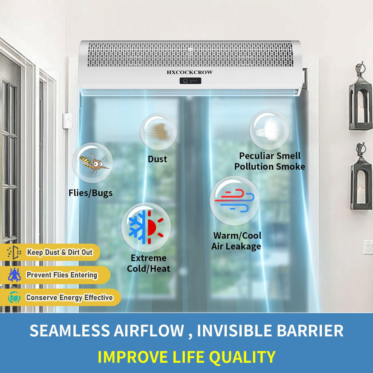 36 Inch Wall Mounted Air Curtain J772981