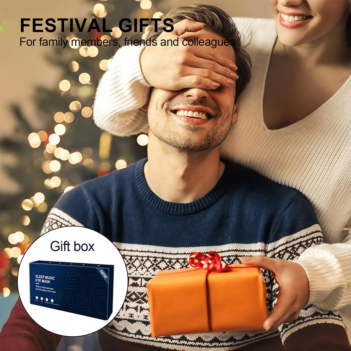 Sleep Mask with Bluetooth Headphones E1660