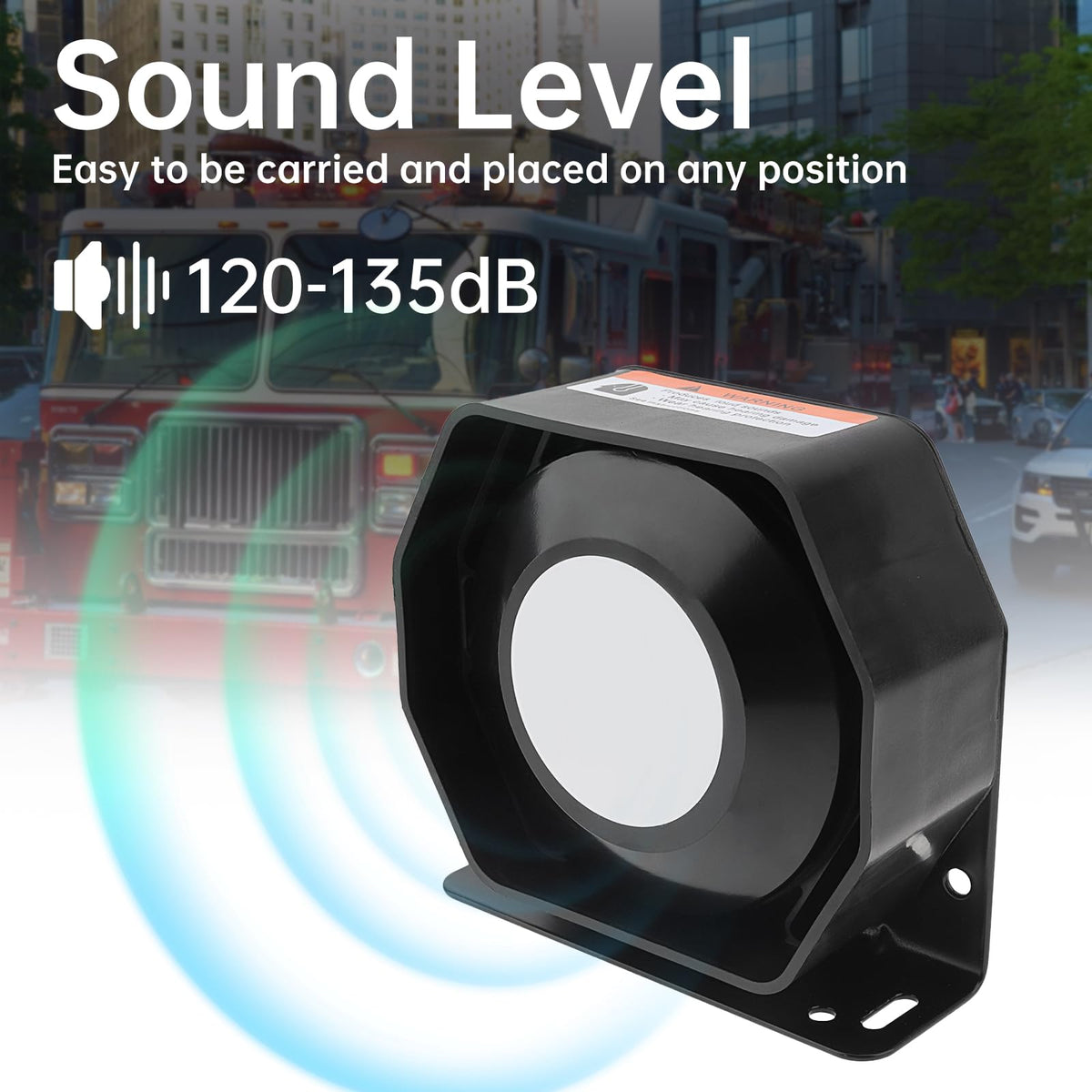 12V 400W 18 Tones Police Siren PA System with Horn Speaker & Remote Control W25130