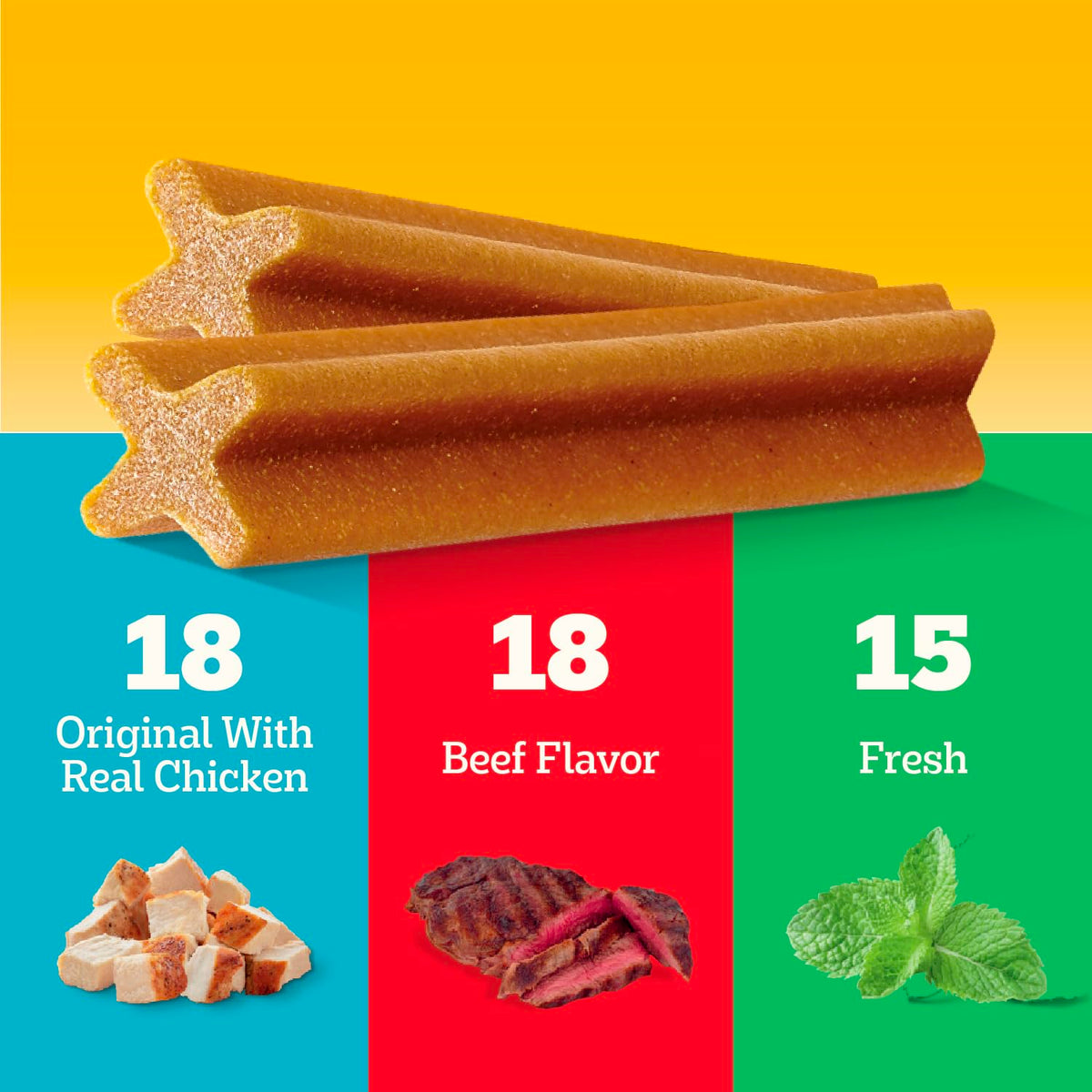 Large Breed Dental Dog Treats, 51 Count Q25938