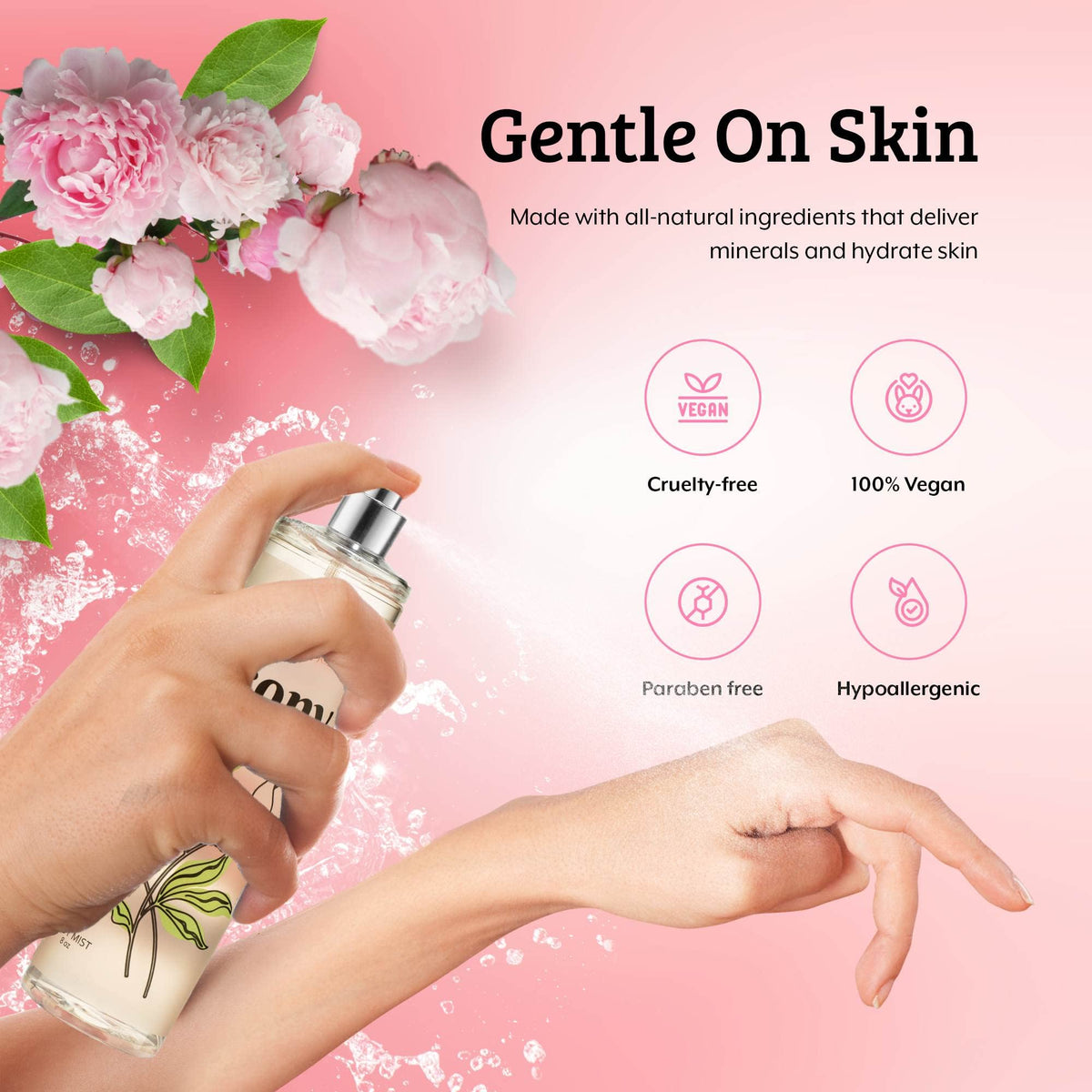 Body Mist Spray Peony Floral H91648