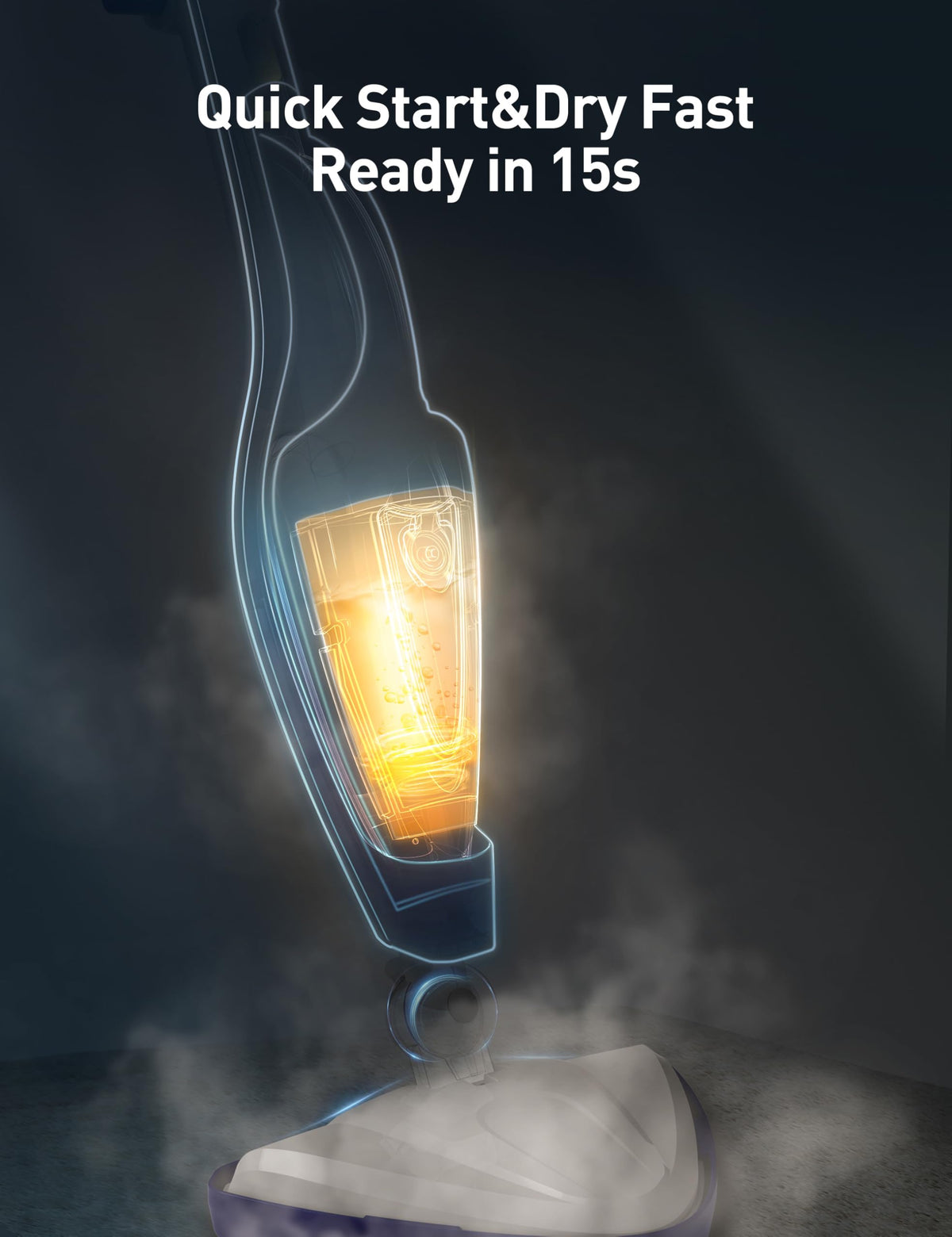 1500W Detachable Handheld Steam Mop O160