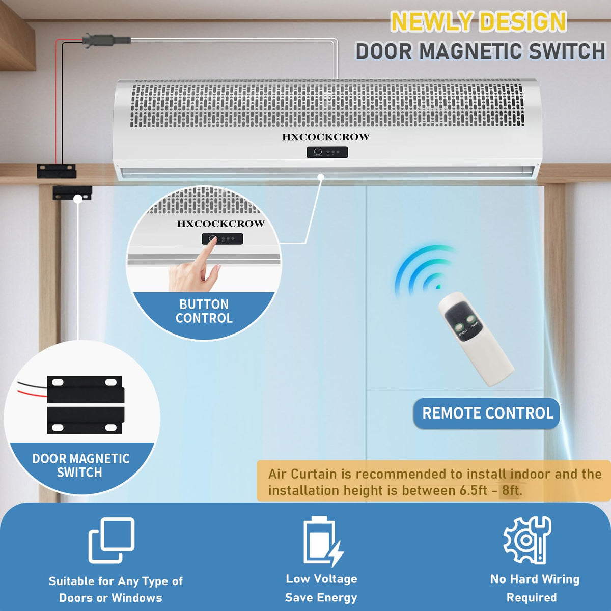 36 Inch Wall Mounted Air Curtain J772981
