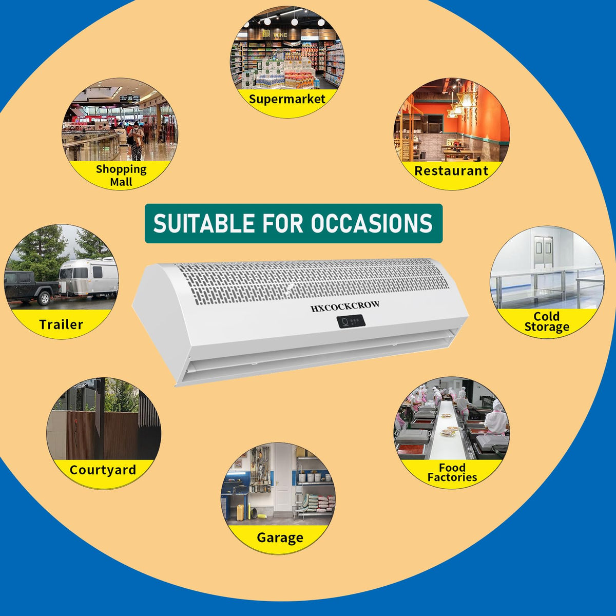 36 Inch Wall Mounted Air Curtain J772981