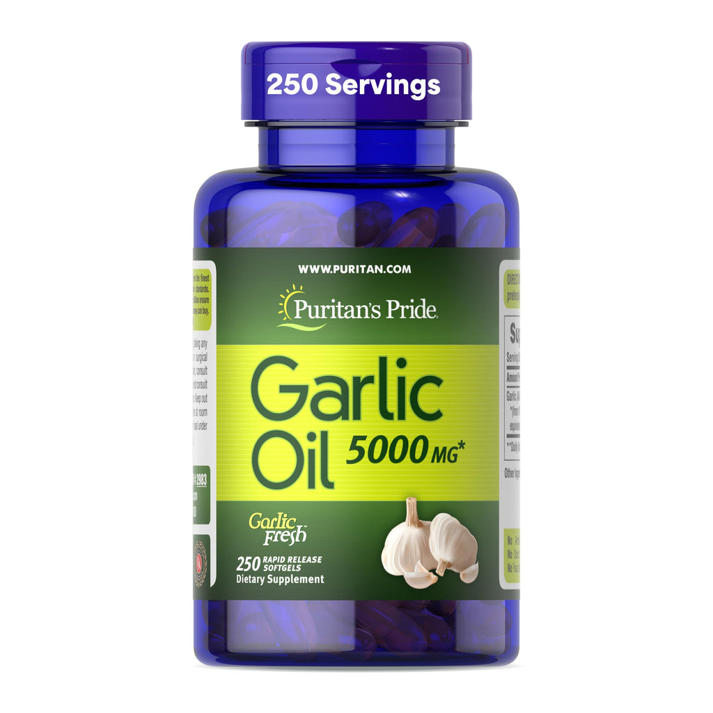 Garlic 5000mg 250 Softgels X8600
