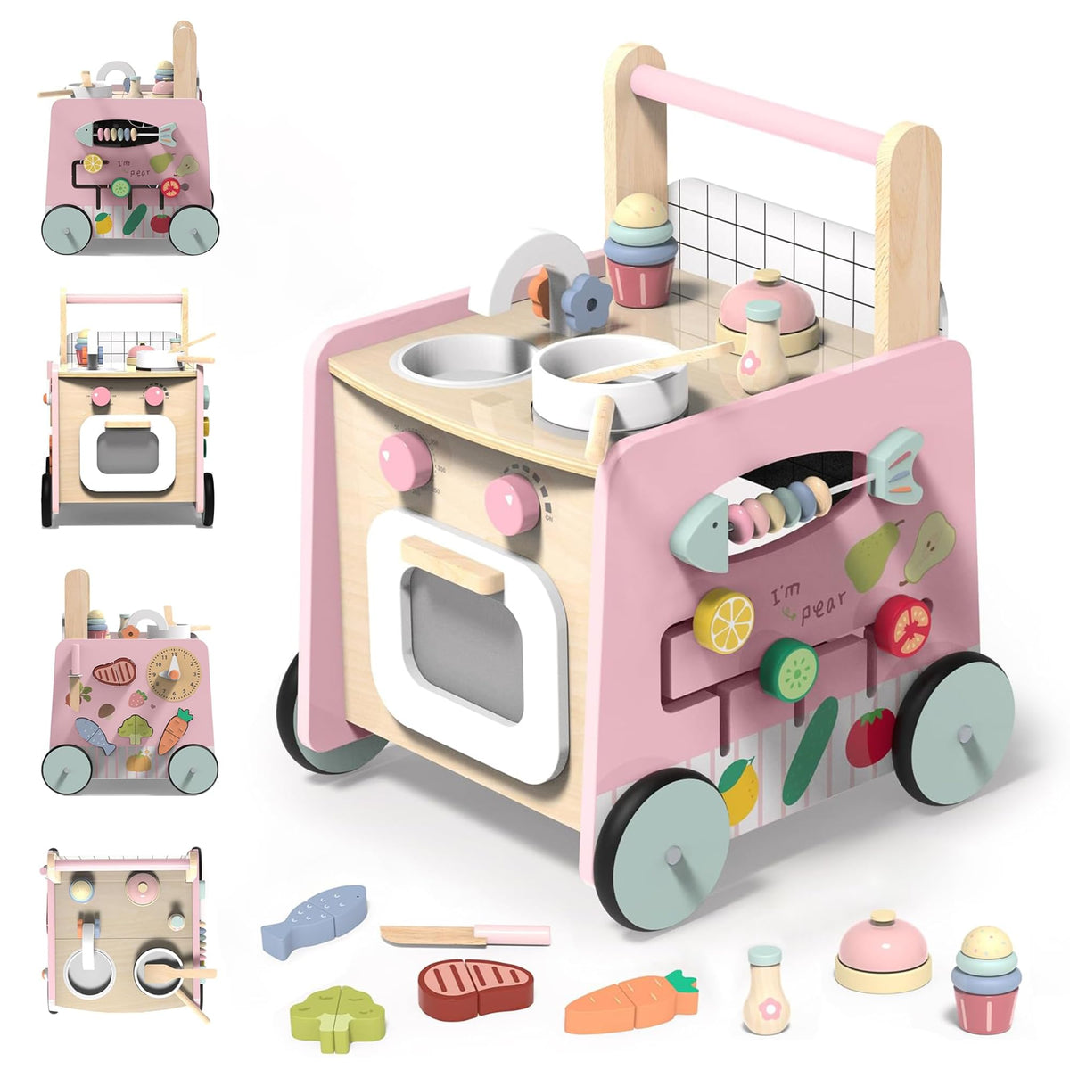 Wooden Baby Walker 4-in-1 V4232