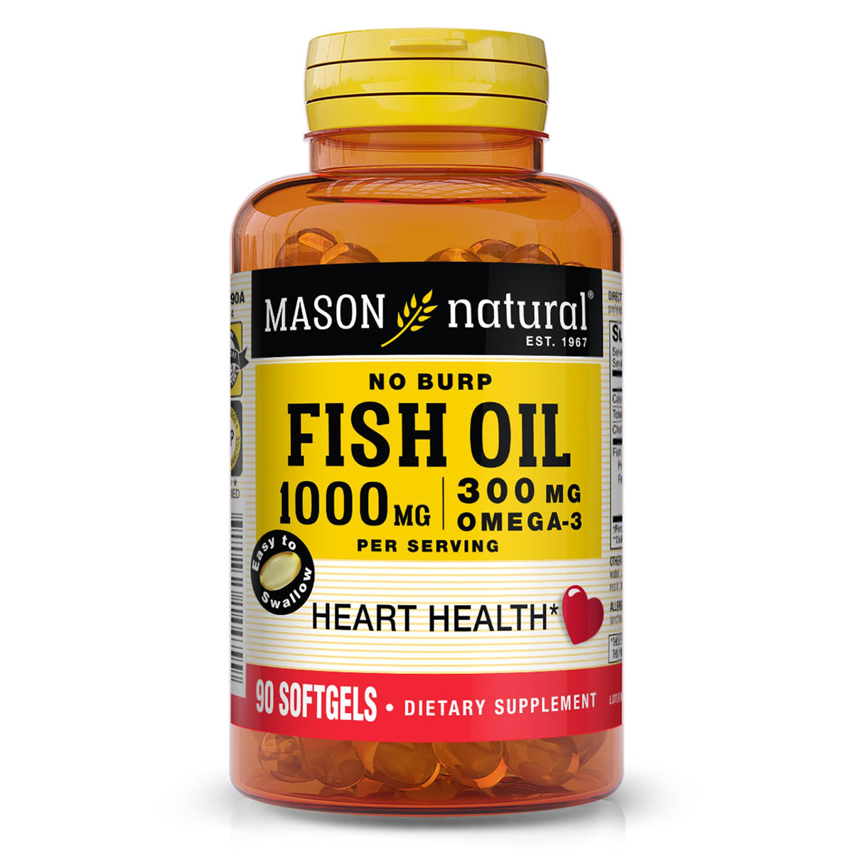 Omega 3 Fish Oil 1000mg 90 Softgels U541